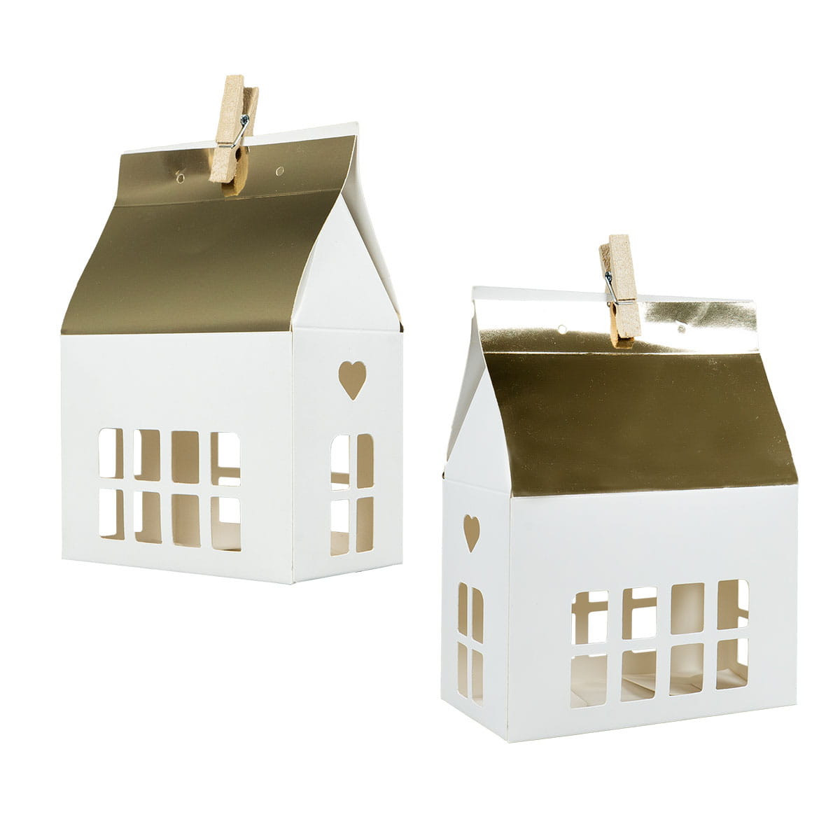 Papierowe domki Święta 2szt BP6880 Arpex